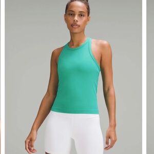 New Align tank racerback, Kelly green